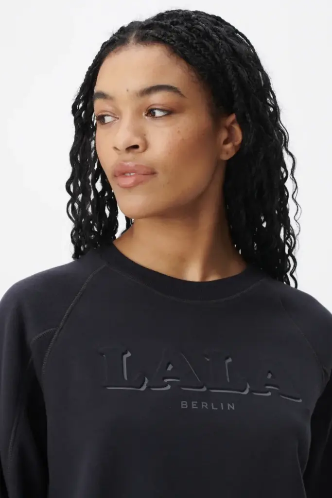 Lala Berlin Sweatshirt Ipara cotton mix black 2025