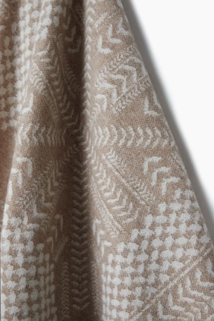 Lala Berlin Poncho Pineo wool mix heritage star sand im Angebot