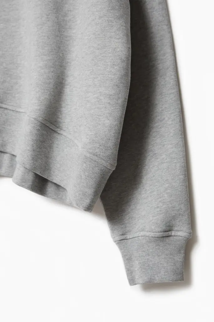 Lala Berlin Sweatshirt Ijora cotton heather grey Fabrikverkauf