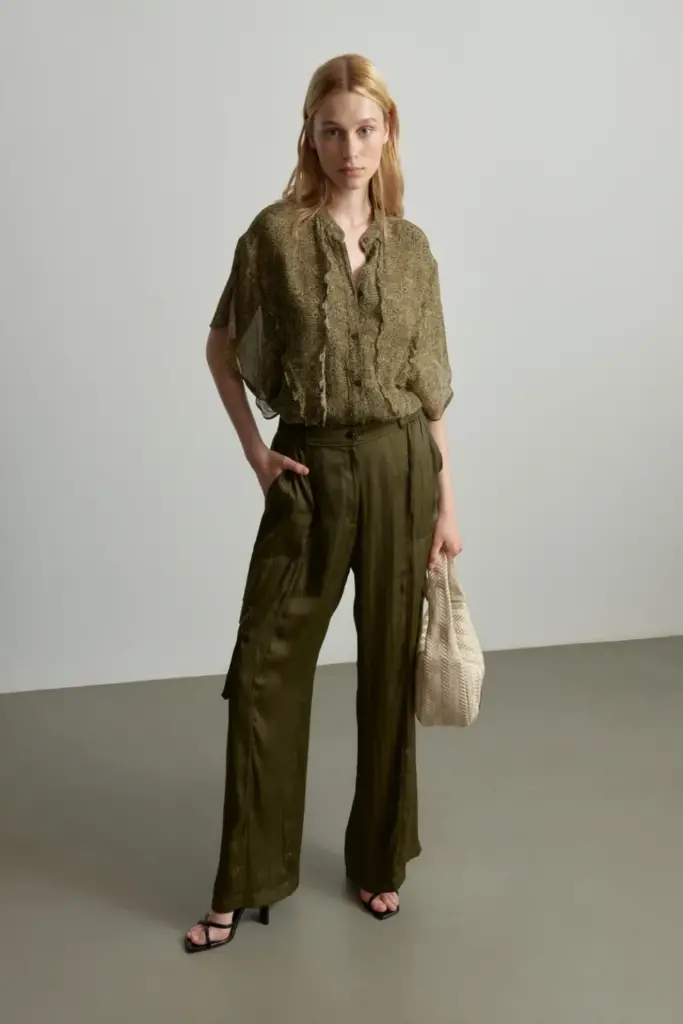 Lala Berlin Blouse Benaja viscose maze garden Fabrik Onlineshop