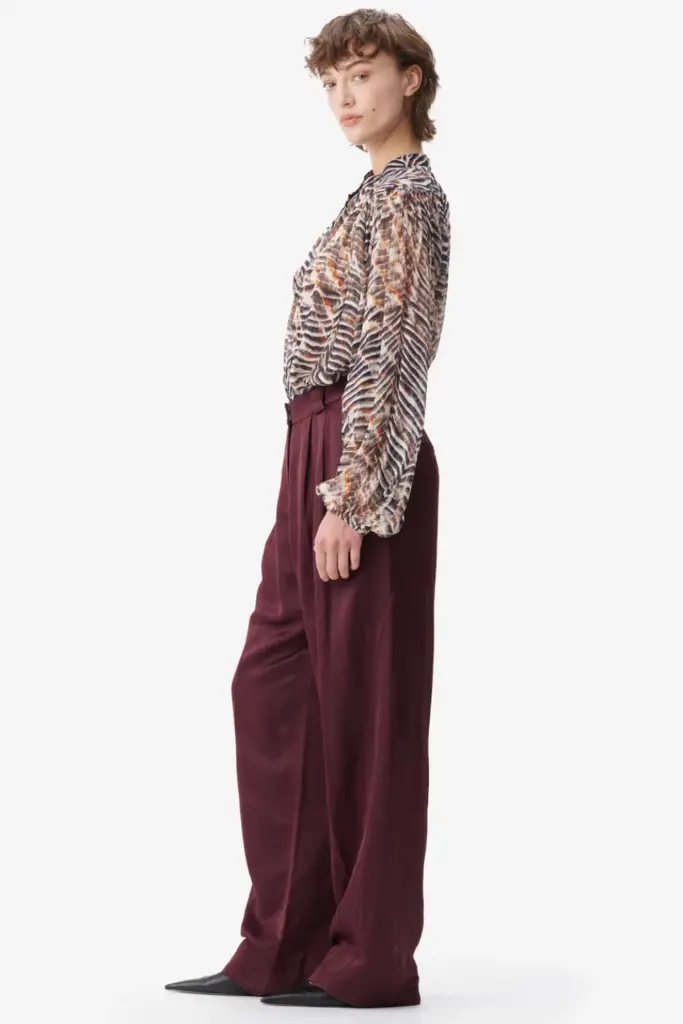 Lala Berlin Blouse Baylin viscose zebra shibori Flash Sale