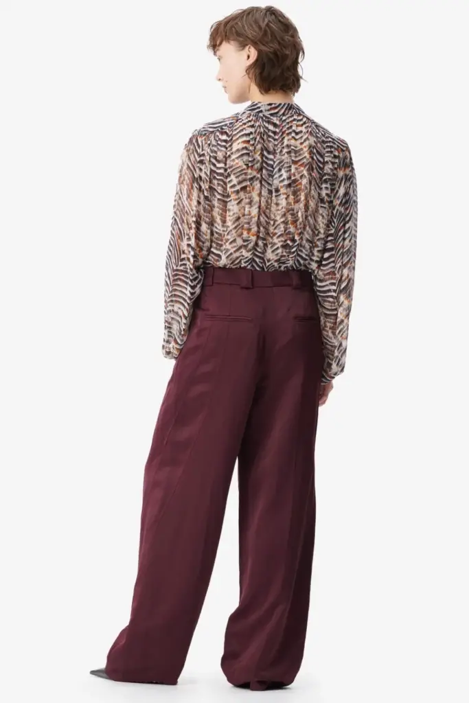 Lala Berlin Blouse Baylin viscose zebra shibori Flash Sale