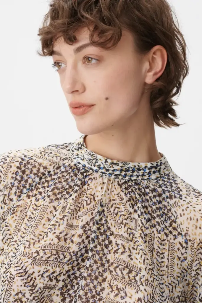 Lala Berlin Top Talvi viscose heritage star vanilla Cyber Monday