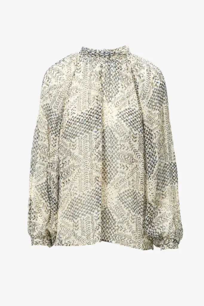 Lala Berlin Top Talvi viscose heritage star vanilla Cyber Monday