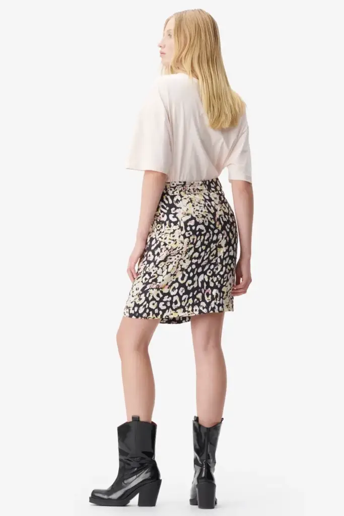 Lala Berlin Skirt Saraya viscose floral leo Osterangebot