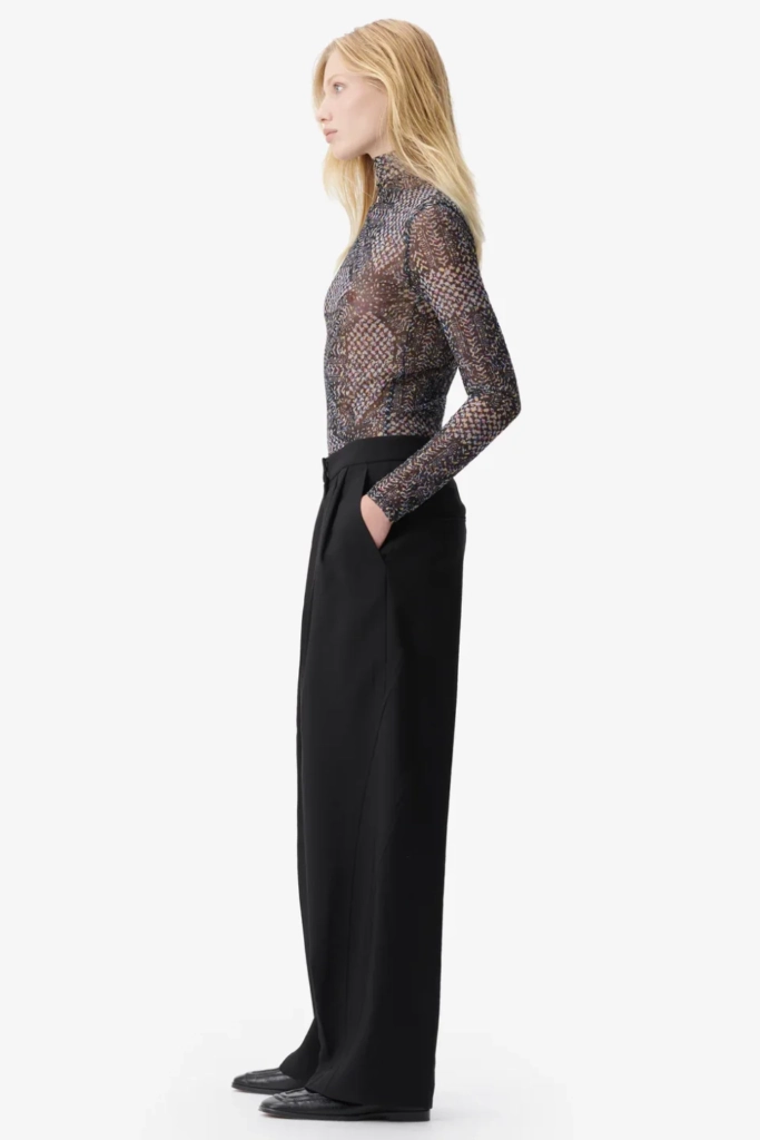 Lala Berlin Longsleeve Carolyn polyester mix heritage star black Jubiläumsangebot