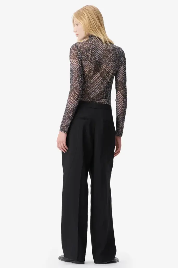 Lala Berlin Longsleeve Carolyn polyester mix heritage star black Jubiläumsangebot