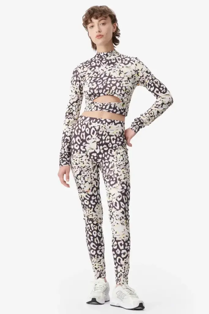 Lala Berlin Legging Leonie polyester mix floral leo Lagerräumung
