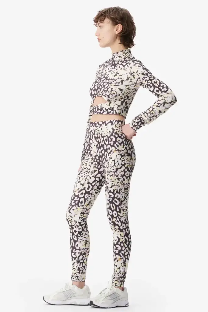 Lala Berlin Legging Leonie polyester mix floral leo Lagerräumung