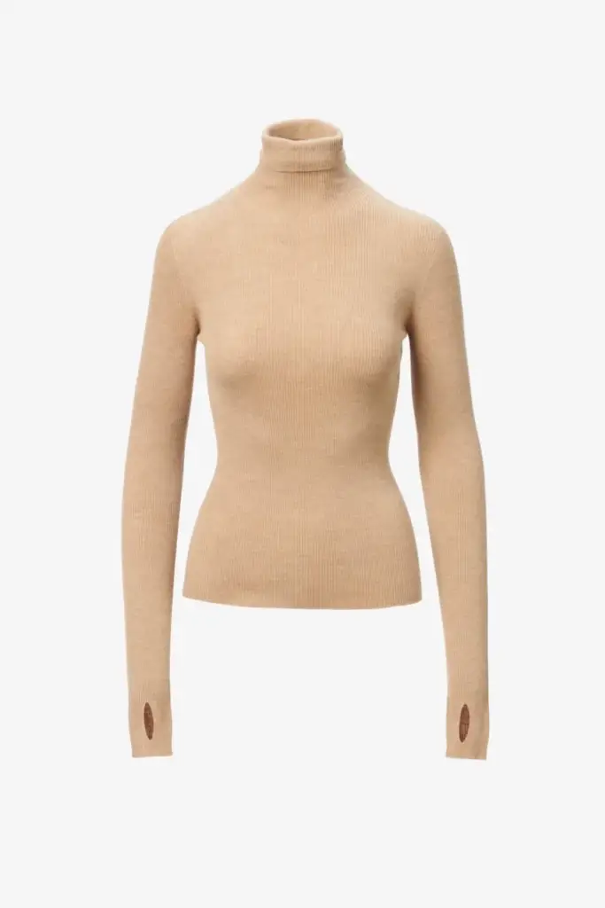 Lala Berlin Jumper Kalliopi wool toffee Heißer Verkauf