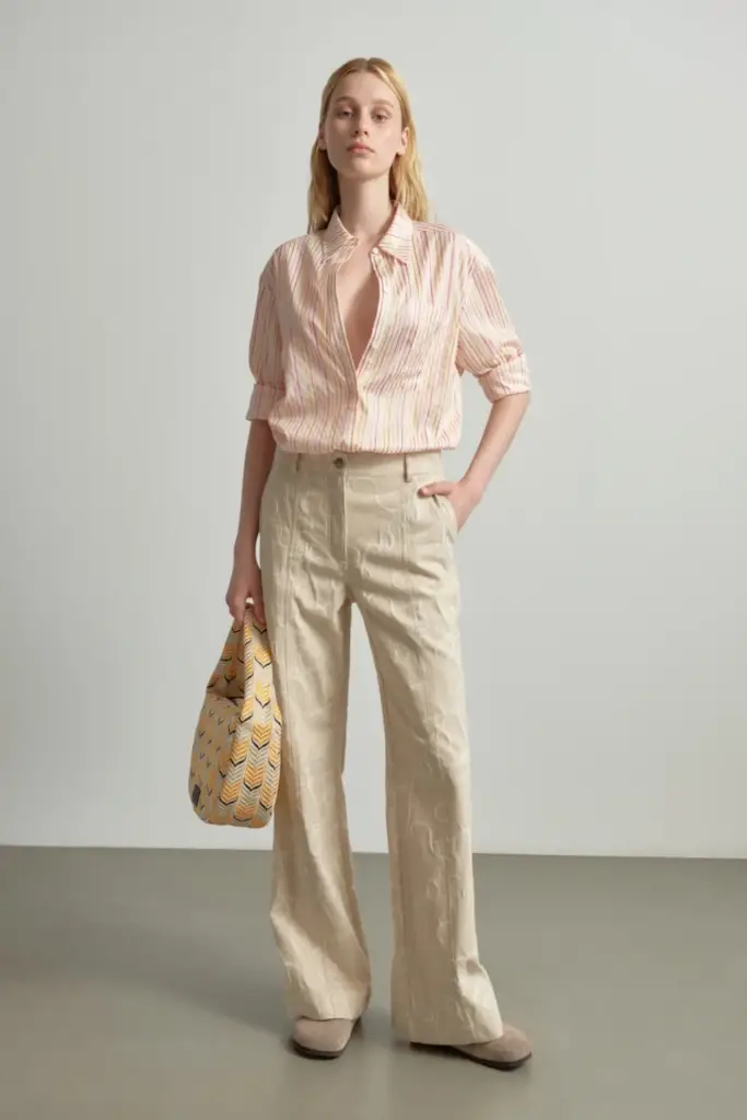 Lala Berlin Blouse Biloxi cotton mix multicolor stripe Bestseller