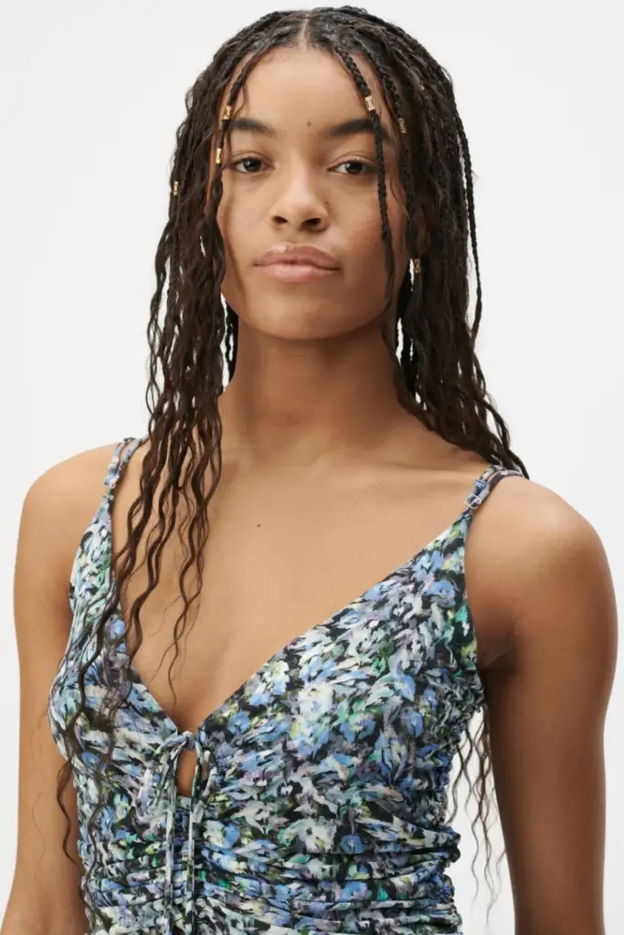 Lala Berlin Top Tamiko viscose mix leo love dark Kauf eins, bekomm eins gratis