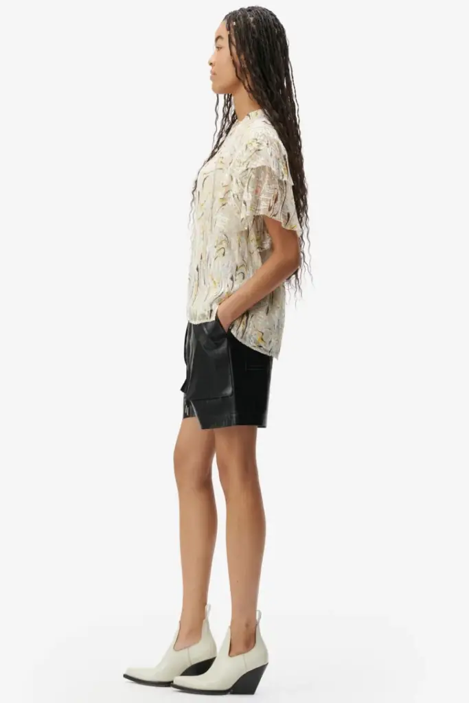 Lala Berlin Top Tenya silk mix heritage wave VIP-Rabatte