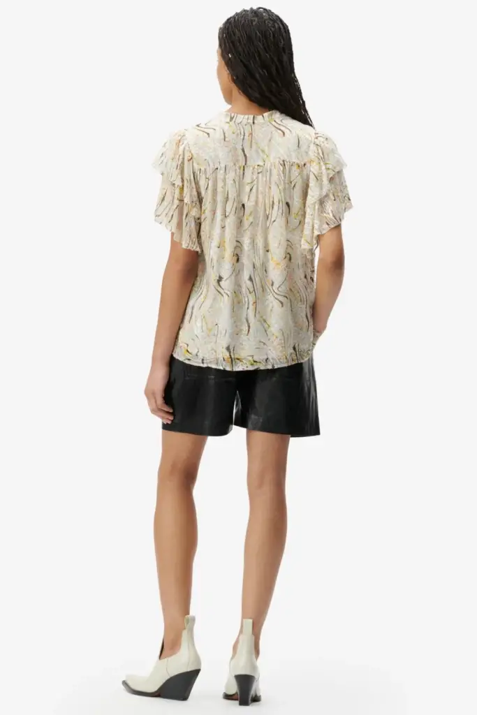 Lala Berlin Top Tenya silk mix heritage wave VIP-Rabatte