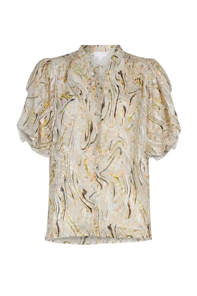 Lala Berlin Top Tenya silk mix heritage wave VIP-Rabatte