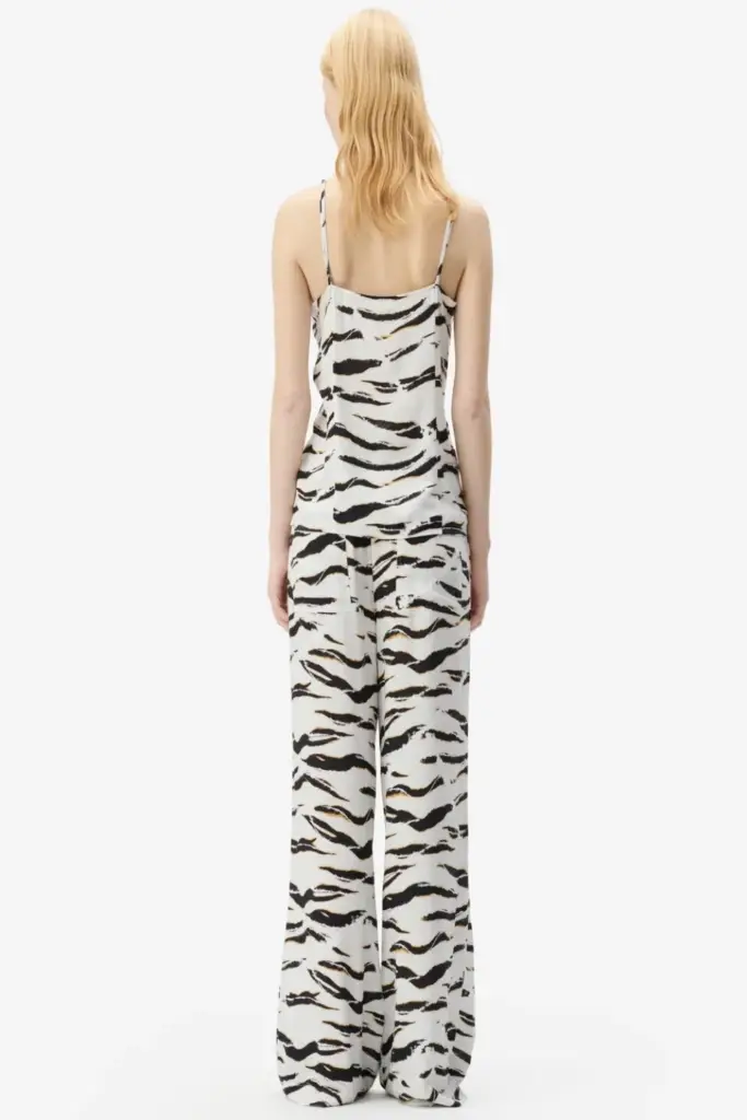 Lala Berlin Top Tiko viscose zebra wave Begrenzte Freigabe