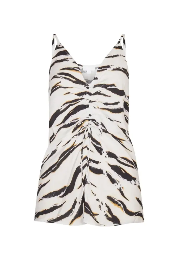 Lala Berlin Top Tiko viscose zebra wave Begrenzte Freigabe