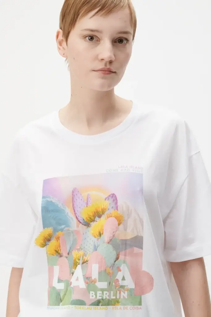 Lala Berlin T-Shirt Celia cotton lala desert Nur für heute