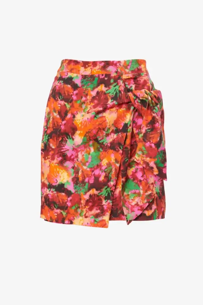 Lala Berlin Skirt Solea viscose shibori flower Nur noch ein Tag übrig