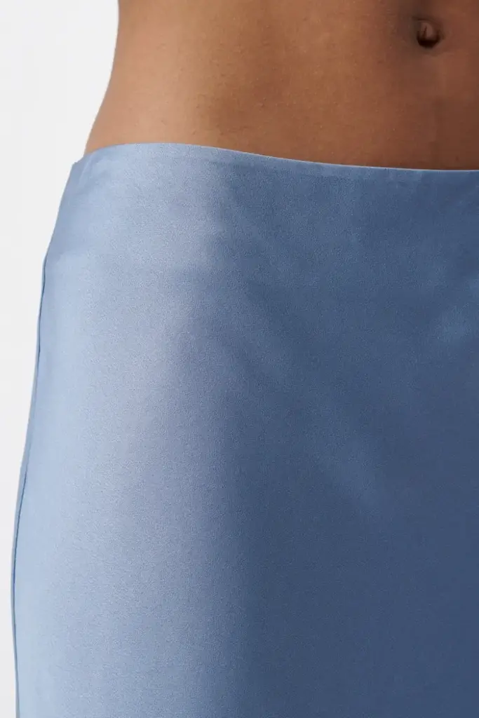 Lala Berlin Skirt Sasai viscose mix faded denim 50% Rabatt mit kostenlosem Versand