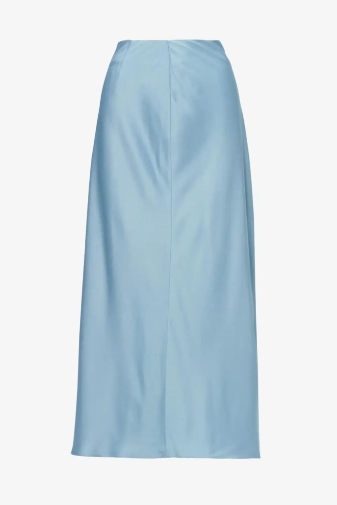 Lala Berlin Skirt Sasai viscose mix faded denim 50% Rabatt mit kostenlosem Versand