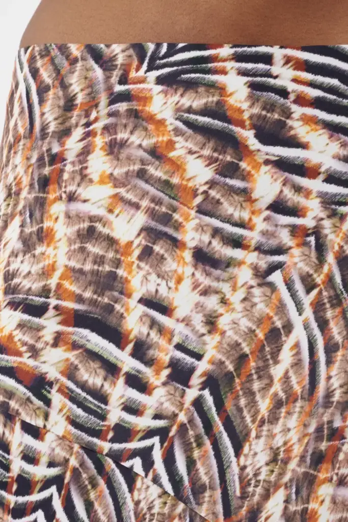 Lala Berlin Skirt Sasa viscose zebra shibori Kostenloser Versand international