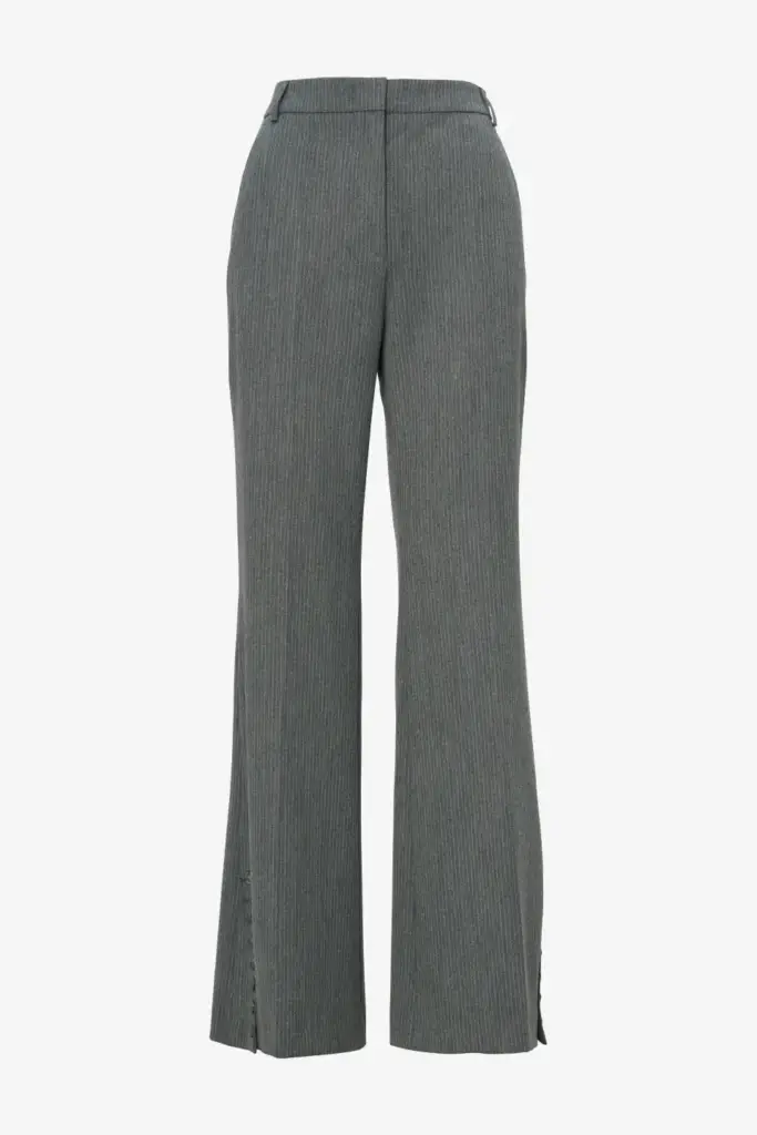 Lala Berlin Pants Pinka polyester mix anthracite stripe Begrenzt auf 3 Tage