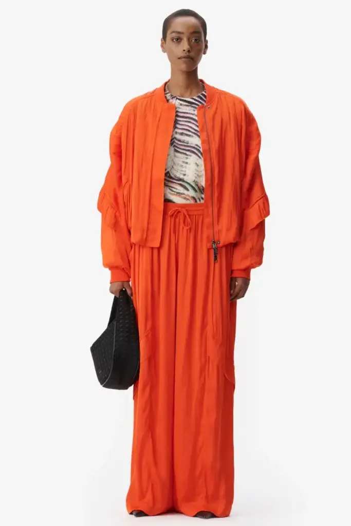 Lala Berlin Pants Perre polyester mix paprika Black Friday Preise