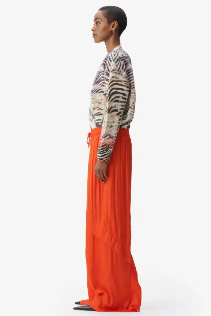 Lala Berlin Pants Perre polyester mix paprika Black Friday Preise