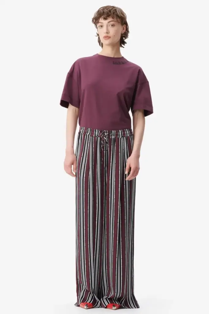 Lala Berlin Pants Perlo viscose shibori stripe Im Verkauf