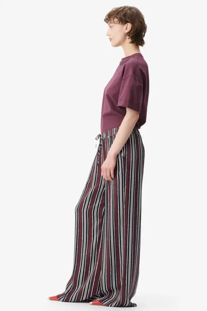 Lala Berlin Pants Perlo viscose shibori stripe Im Verkauf