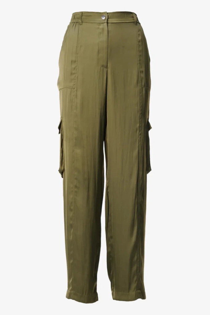 Lala Berlin Pants Pekka polyester mix olive 2025