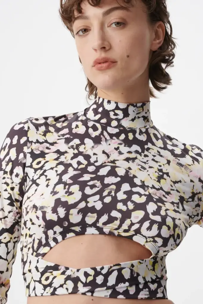 Lala Berlin Longsleeve Issay polyester mix floral leo Verkauf
