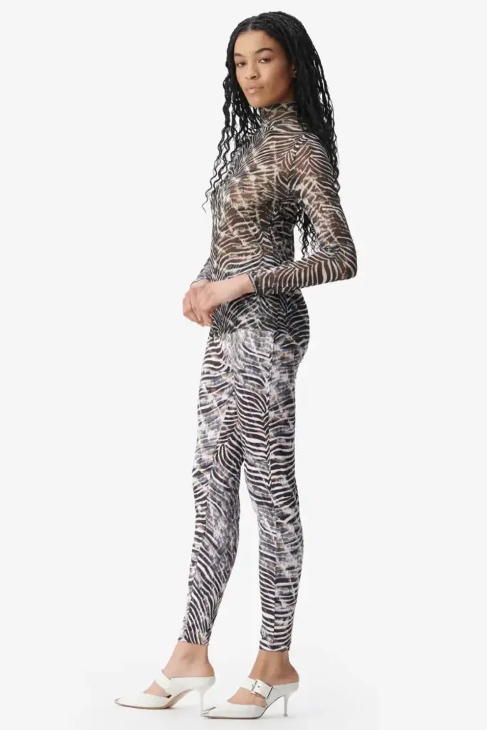 Lala Berlin Legging Leonie polyester mix dark zebra shibori Angebote