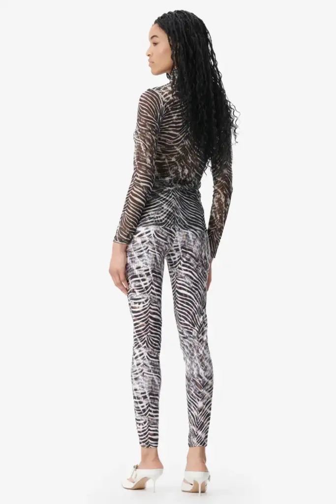 Lala Berlin Legging Leonie polyester mix dark zebra shibori Angebote