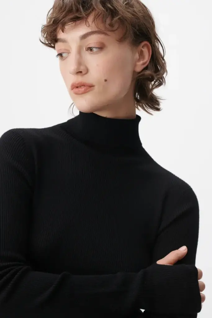 Lala Berlin Jumper Kalliopi wool black Schlussverkauf