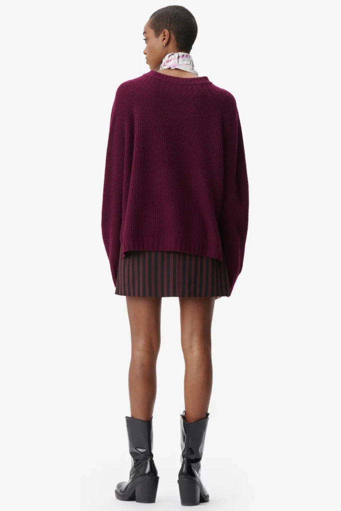 Lala Berlin Jumper Kaleva wool mix fudge Günstiger Verkauf