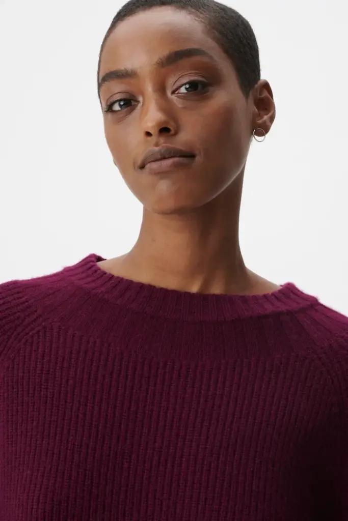 Lala Berlin Jumper Kaleva wool mix fudge Günstiger Verkauf