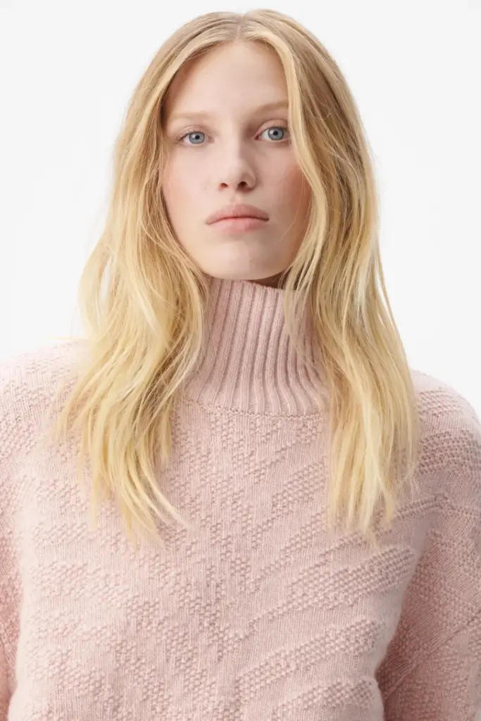 Lala Berlin Jumper Kaariyna wool mouline rosewater Blitzverkäufe
