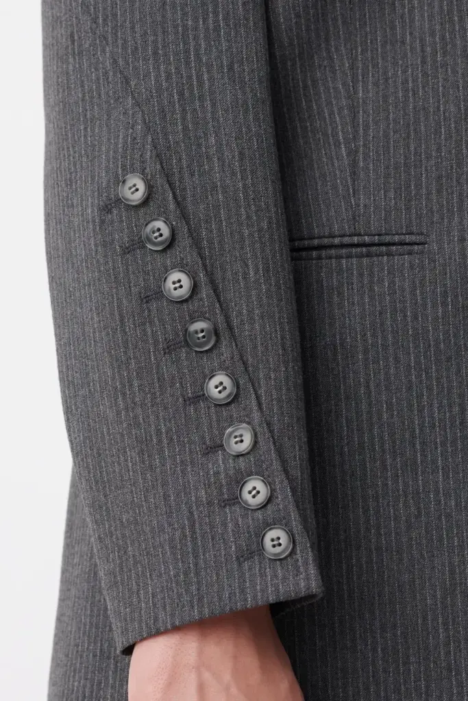 Lala Berlin Jacket Jula polyester mix anthracite stripe Limitierter Zeitrabatt