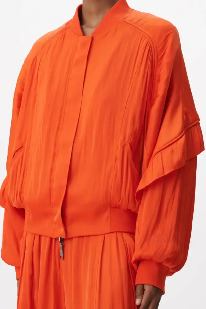 Lala Berlin Jacket Jordi polyester mix paprika Fabrik Onlineshop