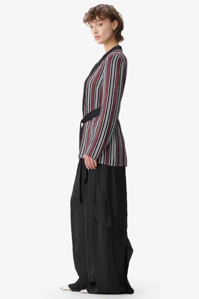 Lala Berlin Jacket Jella viscose shibori stripe Fabrikpreis