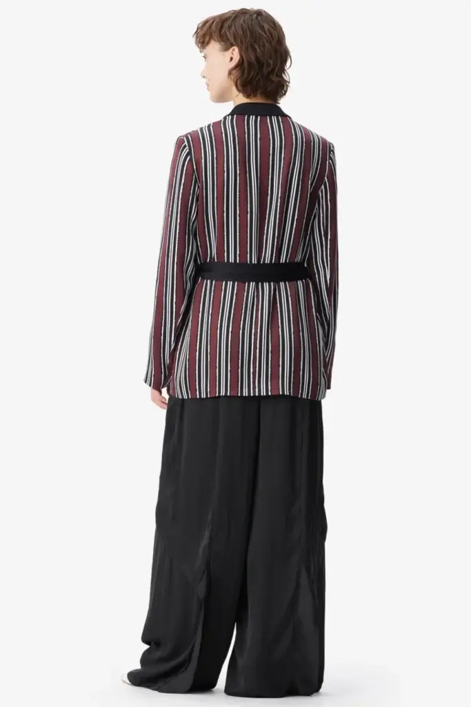 Lala Berlin Jacket Jella viscose shibori stripe Fabrikpreis