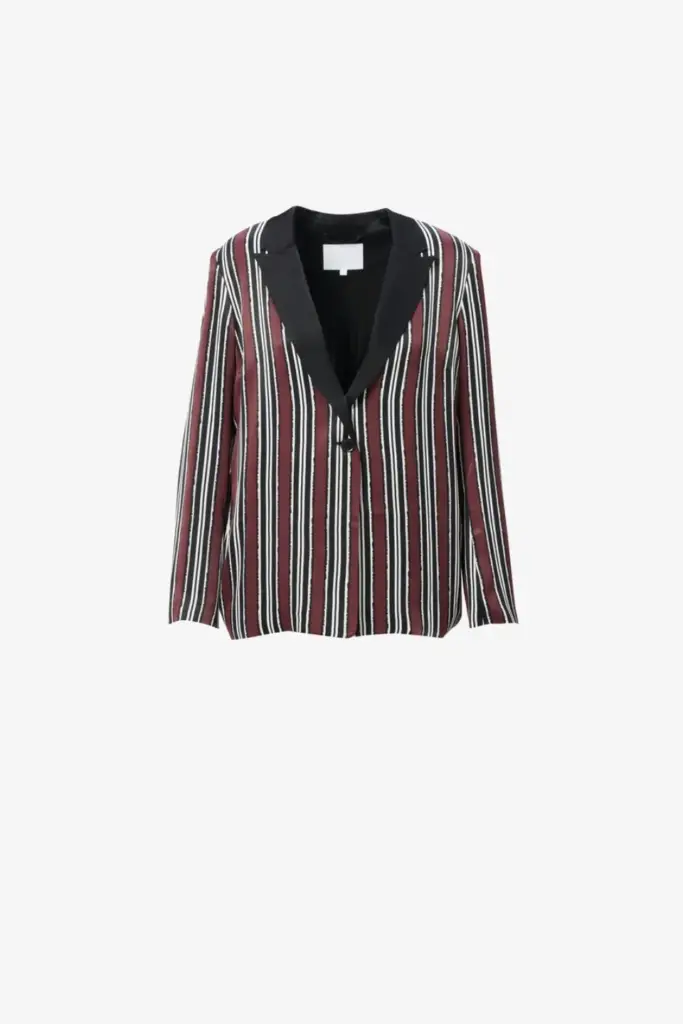 Lala Berlin Jacket Jella viscose shibori stripe Fabrikpreis