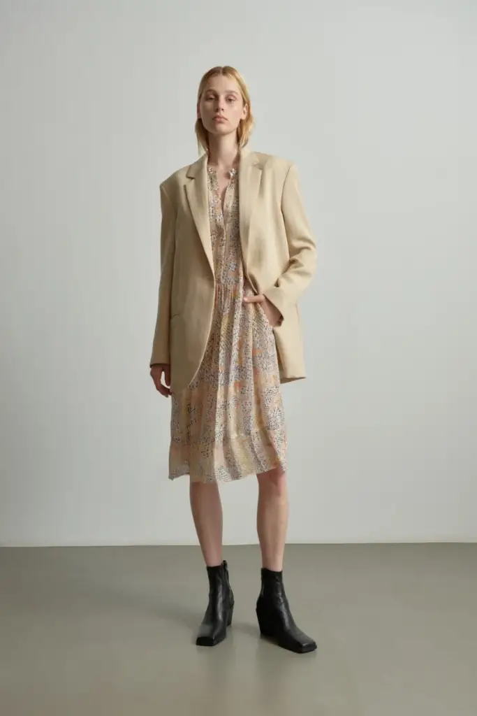 Lala Berlin Dress Dirka viscose heritage garden Flash Sale