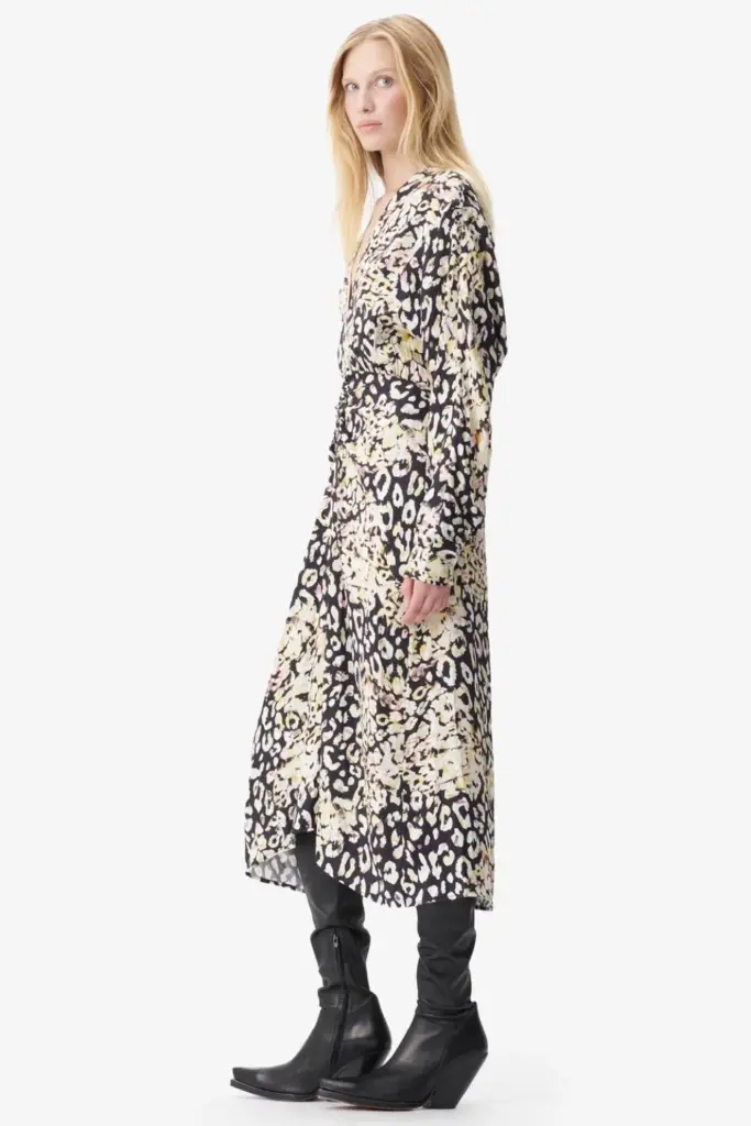 Lala Berlin Dress Diala viscose floral leo Saisonschlussverkauf