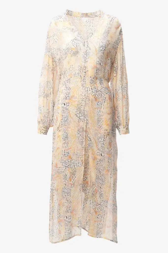 Lala Berlin Dress Deena viscose heritage garden Muttertagsangebot