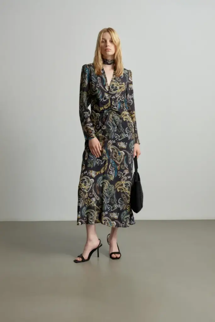 Lala Berlin Dress Damaso viscose/silk blend paisley park Top Angebot