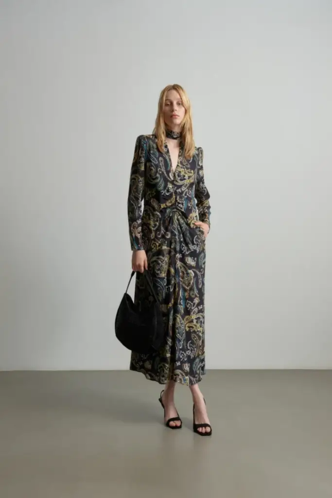 Lala Berlin Dress Damaso viscose/silk blend paisley park Top Angebot