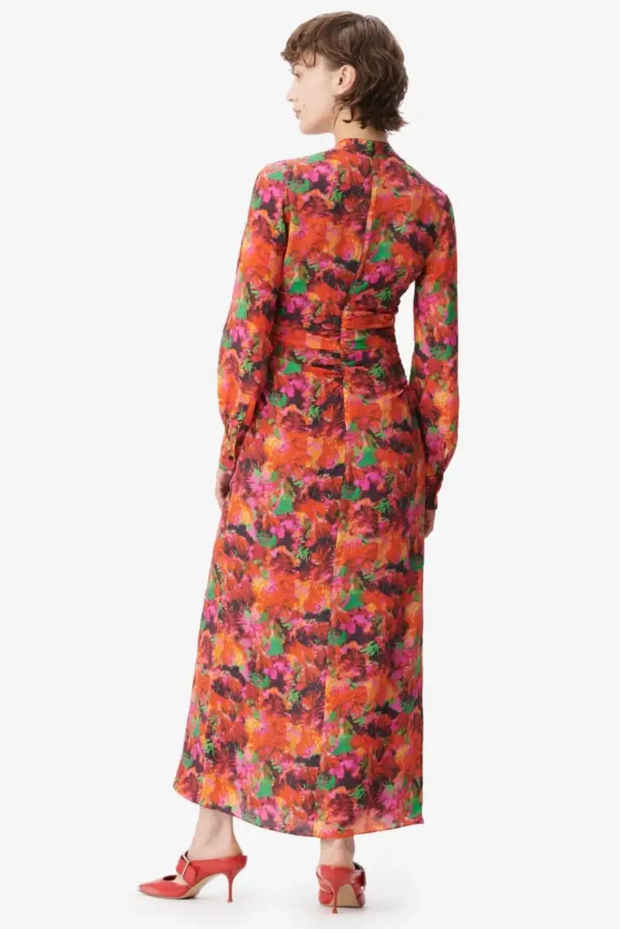 Lala Berlin Dress Damala viscose/silk blend shibori flower Neueste Mode